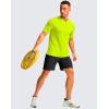 imageG Gradual Mens Workout Shirts Short Sleeve Quick Dry TShirt Moisture Wicking Athletic Gym Running Shirts for MenFluorescent Green