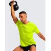 imageG Gradual Mens Workout Shirts Short Sleeve Quick Dry TShirt Moisture Wicking Athletic Gym Running Shirts for MenFluorescent Green
