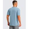 imageG Gradual Mens Workout Shirts Short Sleeve Quick Dry TShirt Moisture Wicking Athletic Gym Running Shirts for MenLight Blue