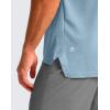 imageG Gradual Mens Workout Shirts Short Sleeve Quick Dry TShirt Moisture Wicking Athletic Gym Running Shirts for MenLight Blue