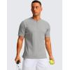 imageG Gradual Mens Workout Shirts Short Sleeve Quick Dry TShirt Moisture Wicking Athletic Gym Running Shirts for MenLight Gray