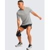 imageG Gradual Mens Workout Shirts Short Sleeve Quick Dry TShirt Moisture Wicking Athletic Gym Running Shirts for MenLight Gray