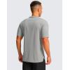 imageG Gradual Mens Workout Shirts Short Sleeve Quick Dry TShirt Moisture Wicking Athletic Gym Running Shirts for MenLight Gray