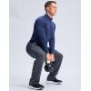 imageG Gradual Mens Yoga Sweatpants Soft Lounge Casual Pants Open Bottom Stretchy Athletic Sweat Pants with PocketsDusty Blue