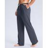 imageG Gradual Mens Yoga Sweatpants Soft Lounge Casual Pants Open Bottom Stretchy Athletic Sweat Pants with PocketsDusty Blue