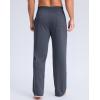 imageG Gradual Mens Yoga Sweatpants Soft Lounge Casual Pants Open Bottom Stretchy Athletic Sweat Pants with PocketsDusty Blue