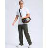 imageG Gradual Mens Yoga Sweatpants Soft Lounge Casual Pants Open Bottom Stretchy Athletic Sweat Pants with PocketsHeather Dark Green