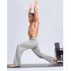 imageG Gradual Mens Yoga Sweatpants Soft Lounge Casual Pants Open Bottom Stretchy Athletic Sweat Pants with PocketsHeather Grey Green