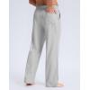 imageG Gradual Mens Yoga Sweatpants Soft Lounge Casual Pants Open Bottom Stretchy Athletic Sweat Pants with PocketsHeather Grey Green
