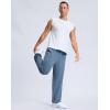 imageG Gradual Mens Yoga Sweatpants Soft Lounge Casual Pants Open Bottom Stretchy Athletic Sweat Pants with PocketsHeather Haze Blue