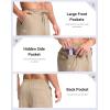 imageG Gradual Mens Yoga Sweatpants Soft Lounge Casual Pants Open Bottom Stretchy Athletic Sweat Pants with PocketsHeather Khaki