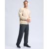imageG Gradual Mens Yoga Sweatpants Soft Lounge Casual Pants Open Bottom Stretchy Athletic Sweat Pants with PocketsIron Grey