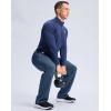 imageG Gradual Mens Yoga Sweatpants Soft Lounge Casual Pants Open Bottom Stretchy Athletic Sweat Pants with PocketsSlate Blue