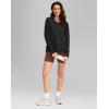 imageG Gradual Sweatshirt for Women Buttery Soft Yoga Tops Crewneck Modal Pullover Shirts Side Slit Thumb HolesBlack