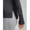 imageG Gradual Sweatshirt for Women Buttery Soft Yoga Tops Crewneck Modal Pullover Shirts Side Slit Thumb HolesHeather Dark Grey