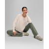 imageG Gradual Sweatshirt for Women Buttery Soft Yoga Tops Crewneck Modal Pullover Shirts Side Slit Thumb HolesOats White