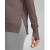 imageG Gradual Sweatshirt for Women Buttery Soft Yoga Tops Crewneck Modal Pullover Shirts Side Slit Thumb HolesRed Brown
