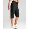 imageG Gradual Womens 15quot Long Shorts Below The Knee Capri Lightweight Quick Dry Hiking Cargo Shorts for Women with 3 Pockets15inblack