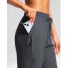 imageG Gradual Womens 15quot Long Shorts Below The Knee Capri Lightweight Quick Dry Hiking Cargo Shorts for Women with 3 Pockets15indark Grey