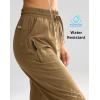 imageG Gradual Womens 15quot Long Shorts Below The Knee Capri Lightweight Quick Dry Hiking Cargo Shorts for Women with 3 Pockets15indark Khaki