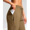 imageG Gradual Womens 15quot Long Shorts Below The Knee Capri Lightweight Quick Dry Hiking Cargo Shorts for Women with 3 Pockets15indark Khaki