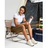 imageG Gradual Womens 15quot Long Shorts Below The Knee Capri Lightweight Quick Dry Hiking Cargo Shorts for Women with 3 Pockets15indark Khaki