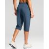 imageG Gradual Womens 15quot Long Shorts Below The Knee Capri Lightweight Quick Dry Hiking Cargo Shorts for Women with 3 Pockets15industy Blue