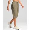 imageG Gradual Womens 15quot Long Shorts Below The Knee Capri Lightweight Quick Dry Hiking Cargo Shorts for Women with 3 Pockets15industy Khaki