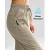 imageG Gradual Womens 15quot Long Shorts Below The Knee Capri Lightweight Quick Dry Hiking Cargo Shorts for Women with 3 Pockets15inkhaki