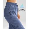 imageG Gradual Womens 15quot Long Shorts Below The Knee Capri Lightweight Quick Dry Hiking Cargo Shorts for Women with 3 Pockets15inslate Blue