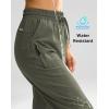 imageG Gradual Womens 15quot Long Shorts Below The Knee Capri Lightweight Quick Dry Hiking Cargo Shorts for Women with 3 Pockets15inslate Green