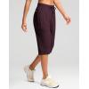 imageG Gradual Womens 15quot Long Shorts Below The Knee Capri Lightweight Quick Dry Hiking Cargo Shorts for Women with 3 Pockets15inwine