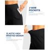 imageG Gradual Womens Athletic Shorts 6quot High Waisted Stretchy Bermuda Shorts for Women Quick Dry Summer Casual ShortsBlack