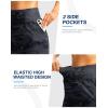 imageG Gradual Womens Athletic Shorts 6quot High Waisted Stretchy Bermuda Shorts for Women Quick Dry Summer Casual ShortsBlack Camo B
