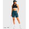 imageG Gradual Womens Athletic Shorts 6quot High Waisted Stretchy Bermuda Shorts for Women Quick Dry Summer Casual ShortsGreen