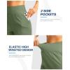 imageG Gradual Womens Athletic Shorts 6quot High Waisted Stretchy Bermuda Shorts for Women Quick Dry Summer Casual ShortsLight Grey Sage