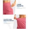imageG Gradual Womens Athletic Shorts 6quot High Waisted Stretchy Bermuda Shorts for Women Quick Dry Summer Casual ShortsPink Red