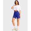 imageG Gradual Womens Athletic Shorts 6quot High Waisted Stretchy Bermuda Shorts for Women Quick Dry Summer Casual ShortsRoyal Blue