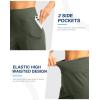 imageG Gradual Womens Athletic Shorts 6quot High Waisted Stretchy Bermuda Shorts for Women Quick Dry Summer Casual ShortsSage Green