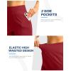 imageG Gradual Womens Athletic Shorts 6quot High Waisted Stretchy Bermuda Shorts for Women Quick Dry Summer Casual ShortsTomato Red