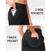imageG Gradual Womens Bermuda Long Shorts 14quot Knee Length Capris with Pockets High Waisted Athletic Casual Shorts for WomenBlack