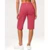 imageG Gradual Womens Bermuda Long Shorts 14quot Knee Length Capris with Pockets High Waisted Athletic Casual Shorts for WomenBriar Rose