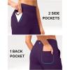 imageG Gradual Womens Bermuda Long Shorts 14quot Knee Length Capris with Pockets High Waisted Athletic Casual Shorts for WomenDark Purple