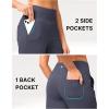 imageG Gradual Womens Bermuda Long Shorts 14quot Knee Length Capris with Pockets High Waisted Athletic Casual Shorts for WomenDusty Blue