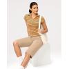 imageG Gradual Womens Bermuda Long Shorts 14quot Knee Length Capris with Pockets High Waisted Athletic Casual Shorts for WomenLight Khaki