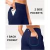 imageG Gradual Womens Bermuda Long Shorts 14quot Knee Length Capris with Pockets High Waisted Athletic Casual Shorts for WomenNavy