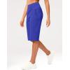 imageG Gradual Womens Bermuda Long Shorts 14quot Knee Length Capris with Pockets High Waisted Athletic Casual Shorts for WomenRoyal Blue