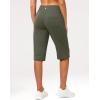imageG Gradual Womens Bermuda Long Shorts 14quot Knee Length Capris with Pockets High Waisted Athletic Casual Shorts for WomenSage