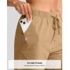 imageG Gradual Womens Bermuda Shorts 11quot Knee Length Long Comfy Drawstring Walking Shorts for Women with Deep PocketsDark Khaki