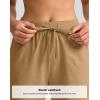 imageG Gradual Womens Bermuda Shorts 11quot Knee Length Long Comfy Drawstring Walking Shorts for Women with Deep PocketsDark Khaki